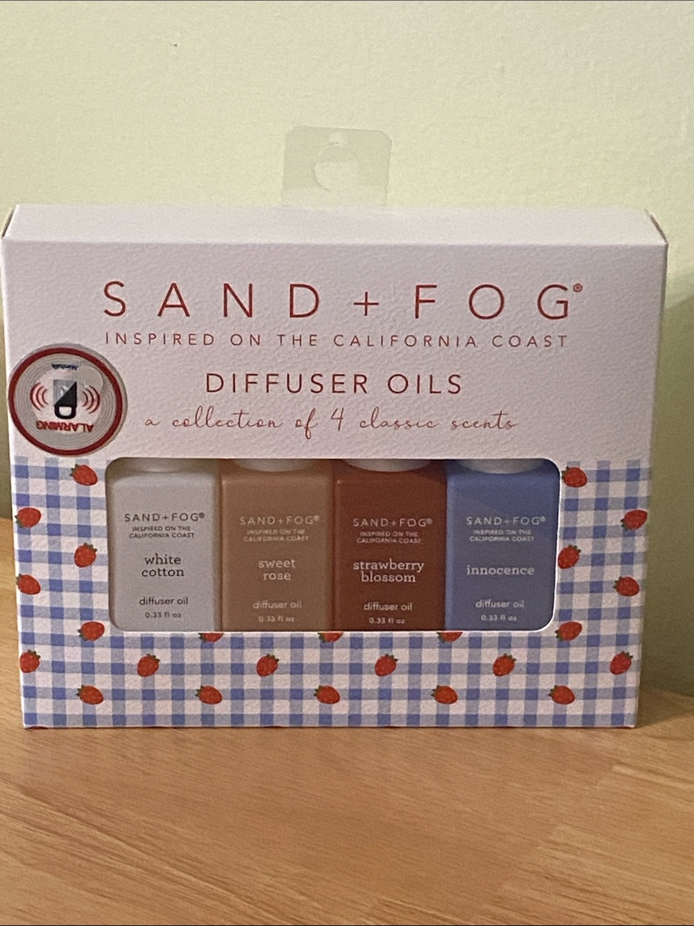 Sand + Fog Diffuser Oil Set of 4 Dropper Bottles Classic Scents